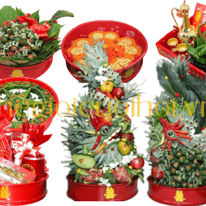 Mâm Quả Cưới Rồng Phụng 6 Mâm