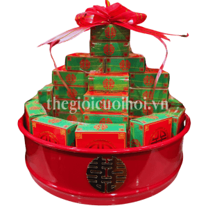 Mâm cưới bánh cốm